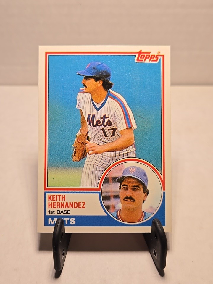 1983 Topps Traded #43T Keith Hernandez 1 Star Back NY Mets ShoWtiMeCardZ 092326
