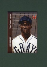 #182 COOL PAPA BELL, 1943 Homestead Grays~Negro Leagues Legends|Dreams Fulfilled