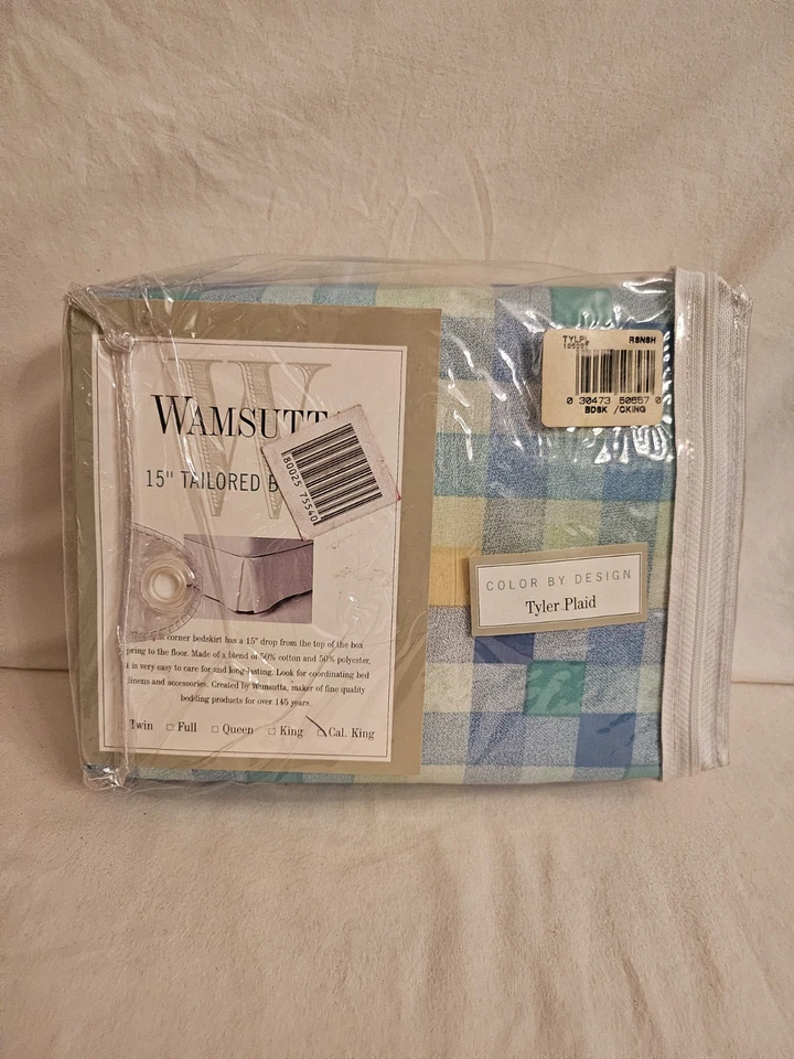 Cal. King Wamsutta Bed Skirt,  NEW In Original Packaging - Image 2 of 3