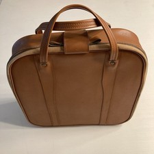 Vtg c1960s Nippo Japan Portable Typewriter Nice Zipper Case Unbadged -- pls READ thumbnail