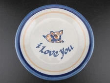 Louisville Stoneware Pig Piglet I Love You Trinket Dish