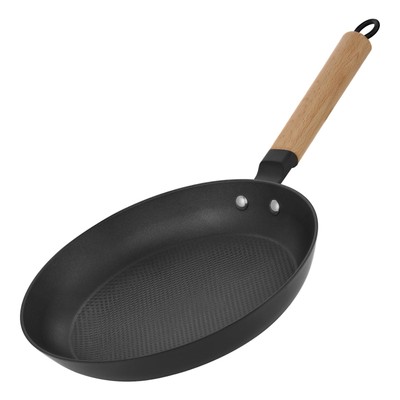 8'' Pre-Seasoned Cast Iron Skillet, Lightweight Non-Stick Frying Pan with Deta...