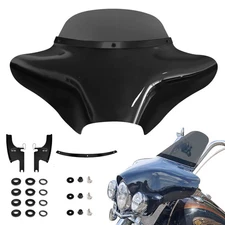 Front Outer Batwing Fairing with 6" Windshield For Harley Touring Road King FLHR