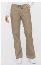 Dickies EDS Cargo Scrubs Womens XSmall Tan Bootcut Full Length New