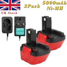 Batteria/Caricabatterie 12V 5000mAh Ni-MH per Bosch BAT043 BAT045 GSB GSR PSR 12 VE-2