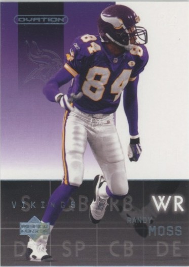 2002 Upper Deck Ovation #47 Randy Moss Minnesota Vikings
