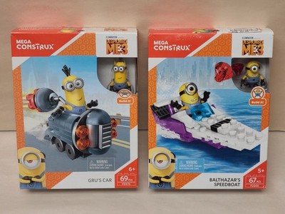 Mega Construx Despicable Me 3 Minions Gru's Car Balthazars Speedboat FLG00 FDX76