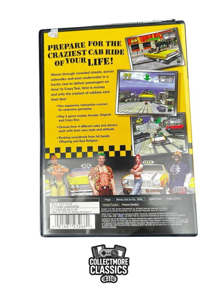 PlayStation 2 Crazy Taxi complete *tested* CIB PS2 Sega - Image 2 of 4