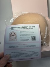 BOOMBA Invisible Lift Inserts Beige Sz Large F,G SEALED Open Box