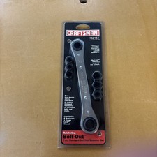 Craftsman USA 7 Pc. Ratcheting Bolt Out Tool 52164 Nut Remover Set NOS USA Made