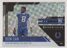 2018 Panini Unparalleled Rookie Hyper 2/25 Deon Cain #230 6fs
