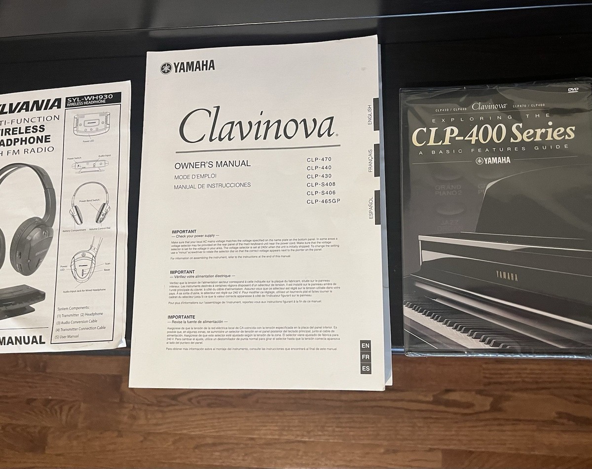 Yamaha Clavinova CLP-440 Digital Piano 88 Keys w/ Bench