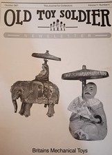 Old Toy Soldier Newsletter Magazine -October 1987 Vol 11 No.4