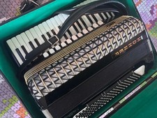 Hohner Atlantic IV N Deluxe Piano Accordion 41 Keys 120 Bass W/ Case From Japan