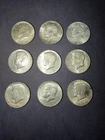 Kennedy Half Dollars Lot of 9 Coins 1967, 1968 Circulated 50C