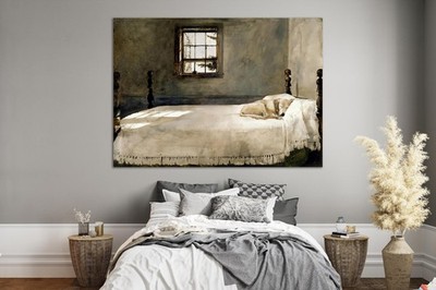 Master Bedroom by Andrew Wyeth Poster – Museum Quality Vintage
