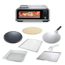 15 in 1 Digital Toaster Oven Air Fryer Combo with Touch Panel and 12 Inch Piz...