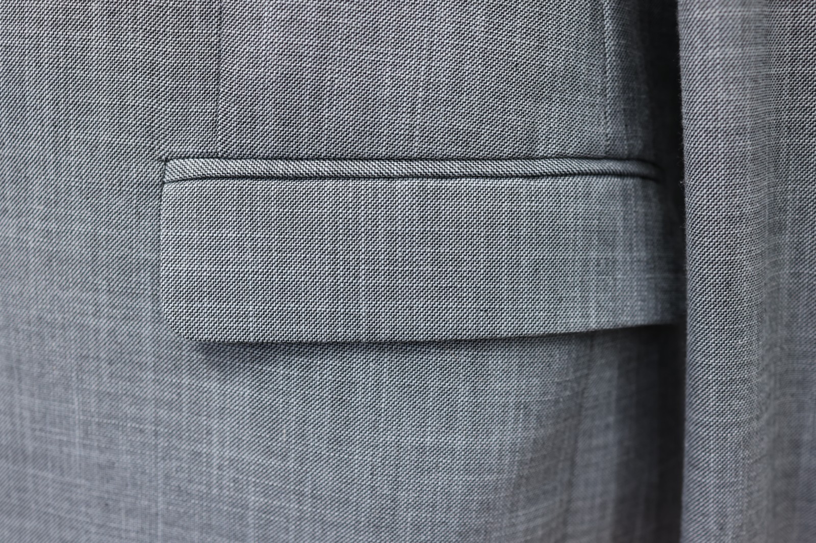 CHAPS mens solid light gray two button sport coat… - image 9