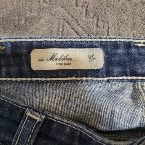 Adriano Goldschmied Jeans Womens 26R The Malibu Crop Pant Bermuda Shorts Denim - Picture 5 of 17