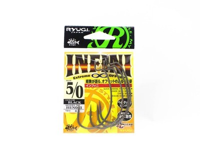 Ryugi HIN051 Infini Offset Worm Hooks Size 5/0 (8527)
