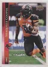 2021 Upper Deck CFL Red 114/165 Shaquille Cooper Shaq Cooper #106 o1h
