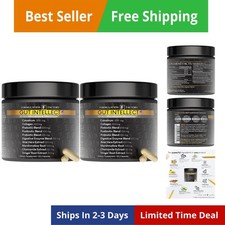 Gut Intellect 10-in-1 Microbiome Supplement, Prebiotics, Probiotics, Postbiot...