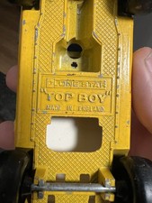 Lone Star Top Boy Diecast Dump Truck Yellow Blue White Red Made in England