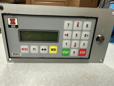 SHS MCU01/S Industrial Control Panel HMI Keypad with LCD Display   Power Tested