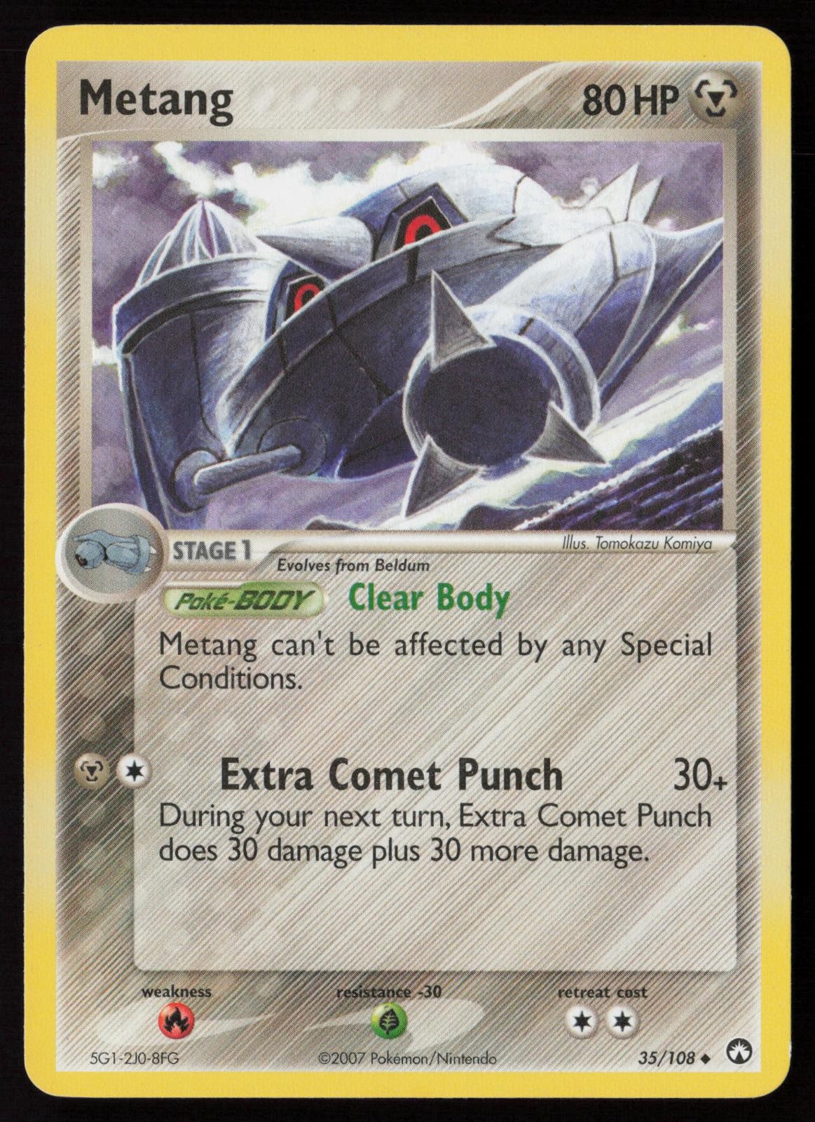 Metang 35/108 Uncommon Power Keepers Pokemon Lightly Played