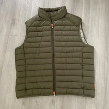 Save The Duck Vest Mens XXL Puffer Ultra Light Plumtech Nolan Animal Free