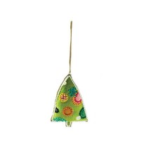Creative Co-op Christmas Tree with Spots Ornament Bauble
