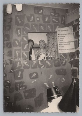 'Wir empfehlen Hopfentee Wodka & Deutsche Bockwurst' - gest. Görlitz Altes Foto