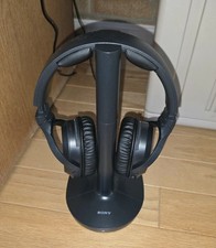 Sony RF400 Wireless Home Theater Headphones With Charging Tower - Black