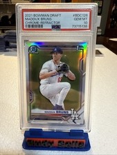 2021 Bowman Draft - Chrome Maddux Bruns #BDC-126 Refractor (RC)
