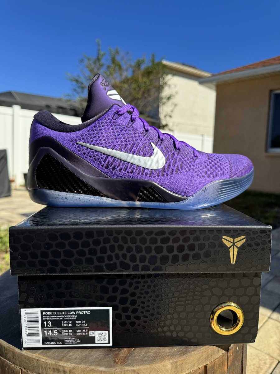 Nike Kobe 9 Elite Low Protro Moonwalker Size 13 Men's/14.5 Womens