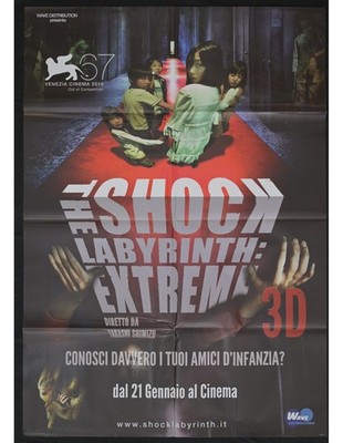 The Shock Labyrinth Extreme 3D Horror Poster Original Filmplakat