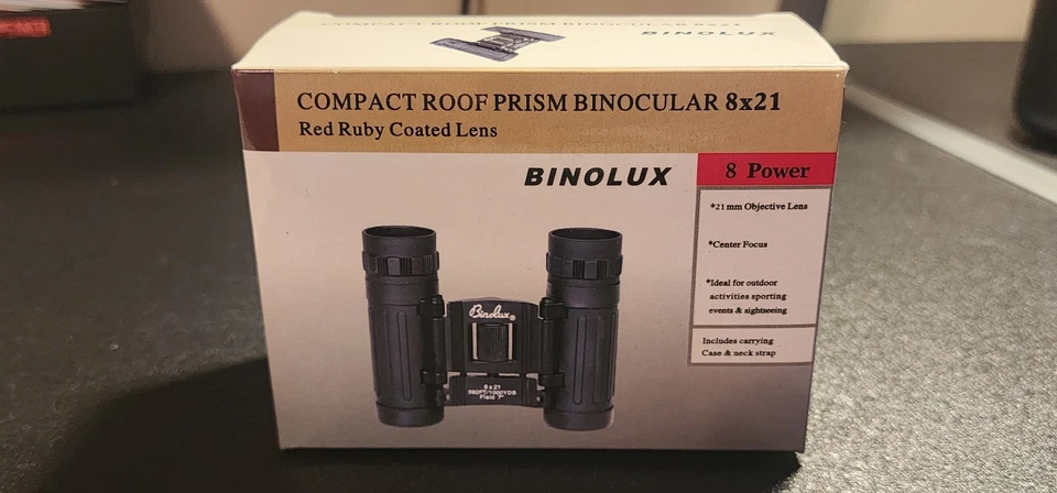 Binolux 8x21 Compact Field Glasses/Binoculars - Image 2 of 3