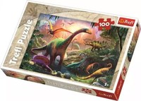 Puzzle 100 ElementóW. ŚWiat DinozauróW - Trefl