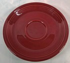 Vintage Red HOMER LAUGHLIN Post '86 Cinnabar Maroon FIESTA Saucer — photo 1