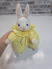 RUSS Luv Pets Hoppity Plush Easter Bunny 7147 Stuffed Animal Yellow