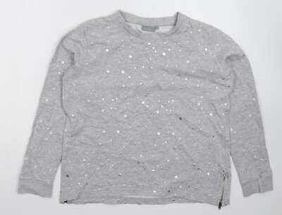 b.young Damen Sweatshirt grau Baumwollmischung Größe M