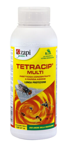 Zapi Tetracip Multi Insetticida Concentrato Efficace contro mosche zanzare vespe - Foto 1 di 19
