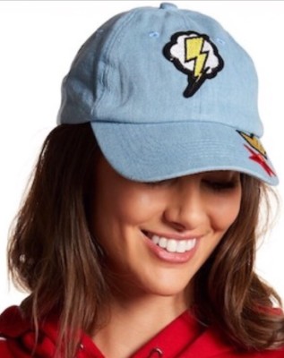 Steve Madden – Lightning Patch Baseball Cap DENIM OS