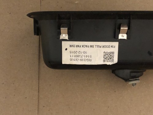 16-18 MINI COOPER CLUBMAN MASTER POWER WINDOW SWITCH - DRIVER SIDE- - Picture 3 of 5