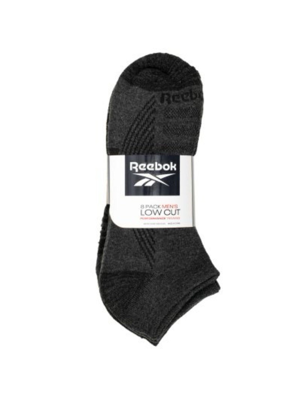 Reebok Men's Cushion Low Cut Socks (8 Pack) eBay