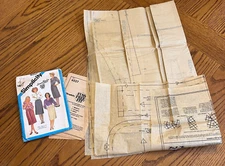 Simplicity Skirt Sewing Pattern Size 12 Waist 26.5 Inch Leona Rocha 6527 VTG CUT