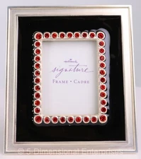 MINI PHOTO FRAME RUBY RHINESTONE Hallmark Signature in Box 1FRM3412