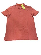 Men's Pique Golf Polo Shirt - All in Motion Orange XXL NWT