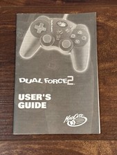Dual Force 2 Controller Users Guide PS2 Playstation 2 Instruction Manual Only