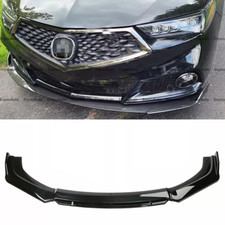 For Acura Tlx Ilx Universal Front Bumper Lip Spoiler Splitter Glossy Black